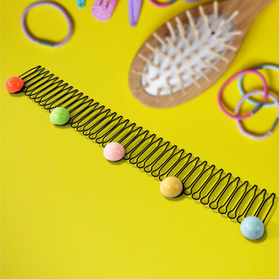 2 pcs Cartoon Clip for Kids Girls Curly Hair Tidying Comb Hair Accessory for Women (2 Pcs), Hair accessories