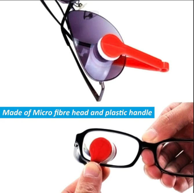 Mini Sun glasses Eyeglass Microfiber Spectacles Cleaner 2pcs)